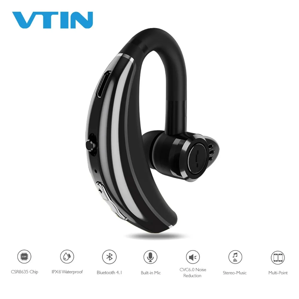 

Vtin Q8 Wireless Earbud Bluetooth Earphone Crystal Clear 12 Hours Noise Cancelling Headphone With Microphone For iPhone XS/X/8/7