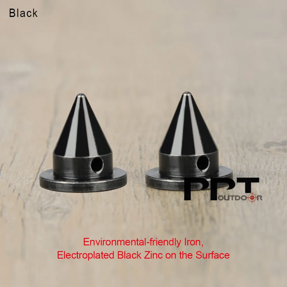 Dragon Hunting Bipods Feet - Stainless Steel Harris Spikes Feet (2pcs) - Replacements - Two Color Metal Feet - PP33-0226 image 6