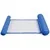 Navy blue Foldable Water Hammock Increase Inflatable Air Mattress Beach Lounger Summer Swimming Pool Floating Single Sleeping Bed Chair - Цвет: Navy blue