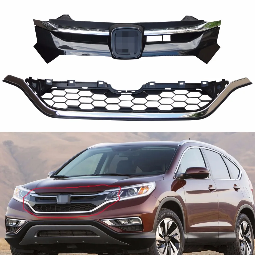 Thailand Resorts 安い 1 セットクロームフロントバンパー上部グリル 下部グリルをホンダ Crv Cr V 15 16 通販 価格 Thailand Resorts 安い 1 セットクロームフロントバンパー上部グリル 下部グリルをホンダ Crv Cr V 15 16 通販 価格