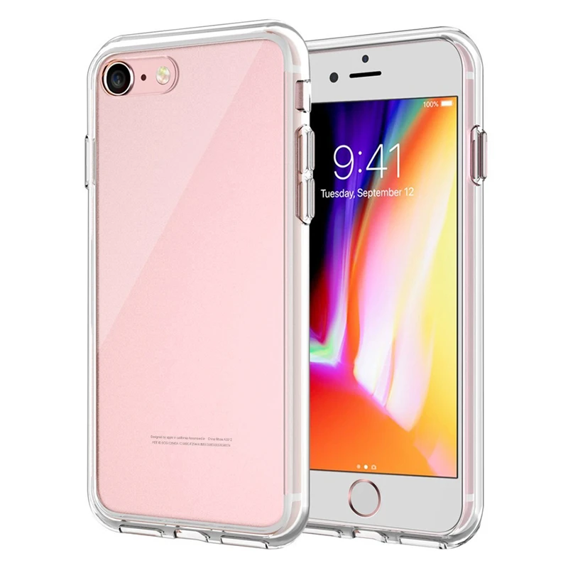 

2019 Strong Protection Phone Case Anti Dropping Protective Cover Transparent Tpu Soft Shell FOR Iphone Series CASE Iphone 8 Case