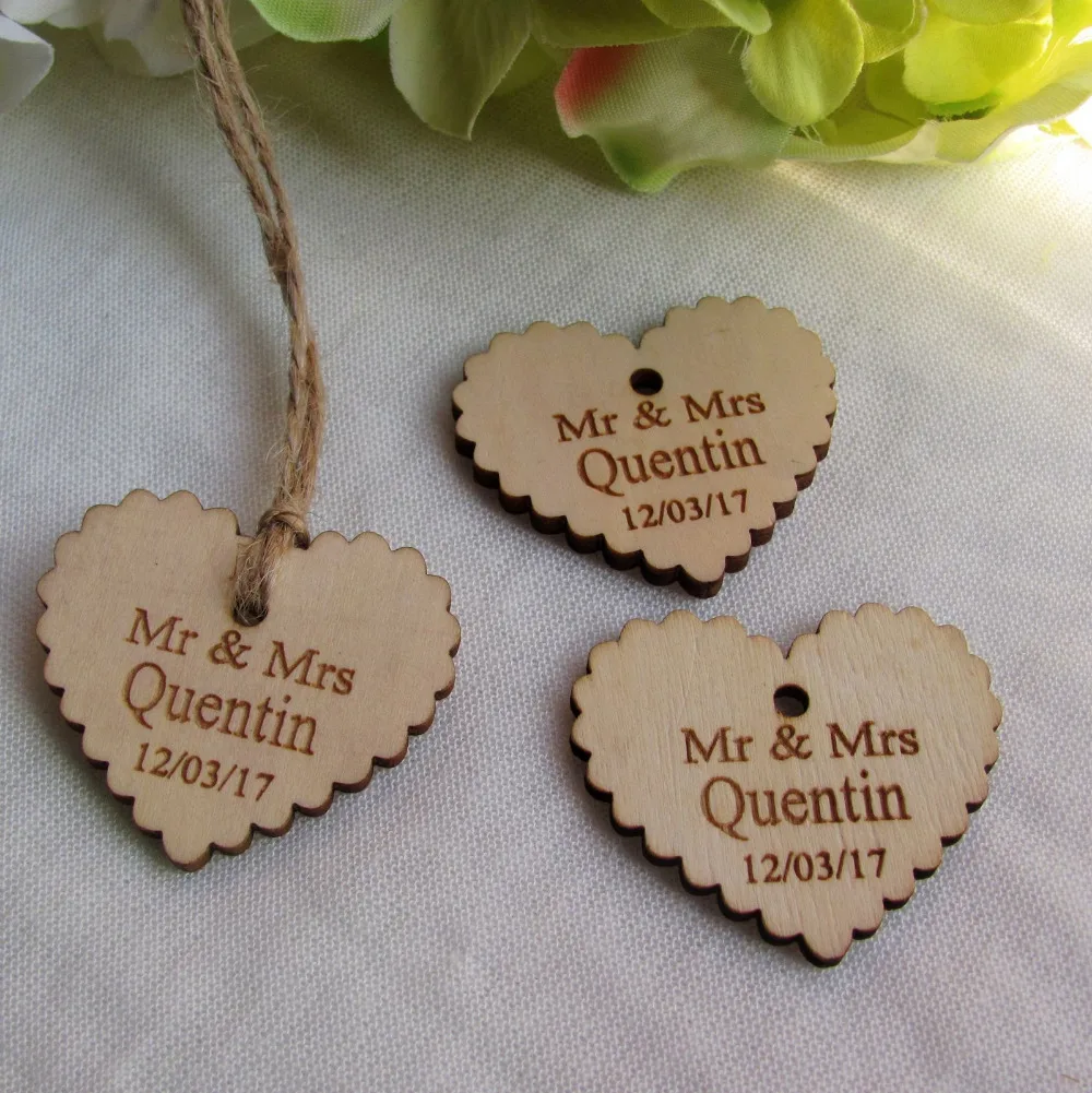personalized wedding favors tags