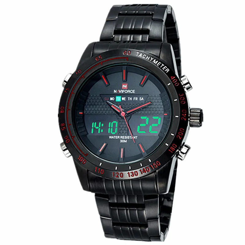 NAVIFORCE Mens Watches Top Brand Luxury Casual Quartz Watch Man Waterproof Military Male Hour Stain