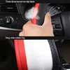 2022 New Car Steering Wheel Cover For 37-38CM Leather Breathable Fabric Braid Car Steering-Wheel Cover Auto Interior Accessories ► Photo 3/6