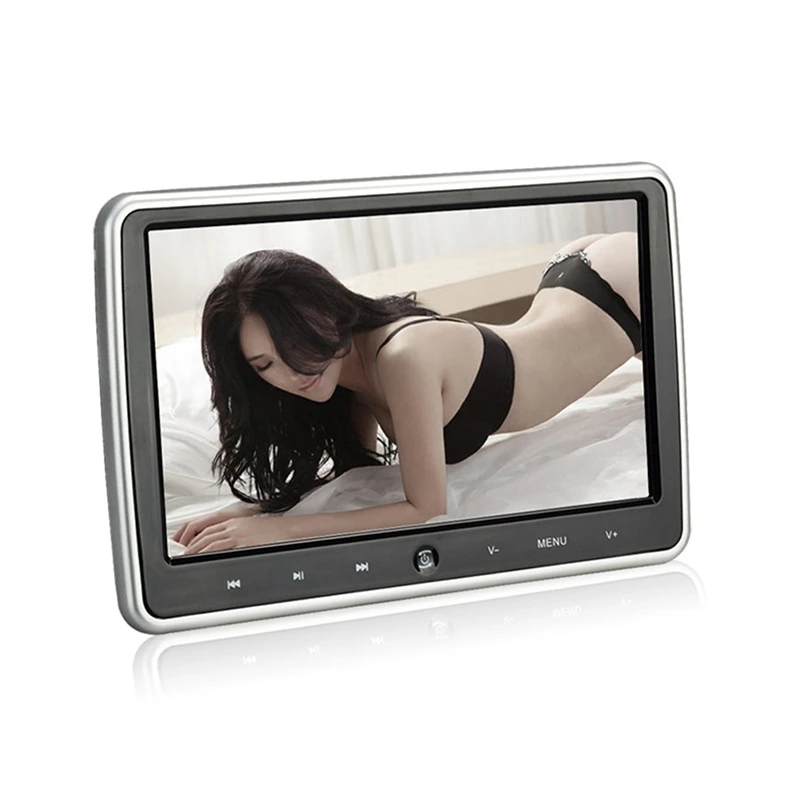 

10.1 Inch Car Headrest Monitor Car DVD Video Player Touch Button Support Wireless Headphone USB/SD/HDMI/IR/FM TFT LCD Scree