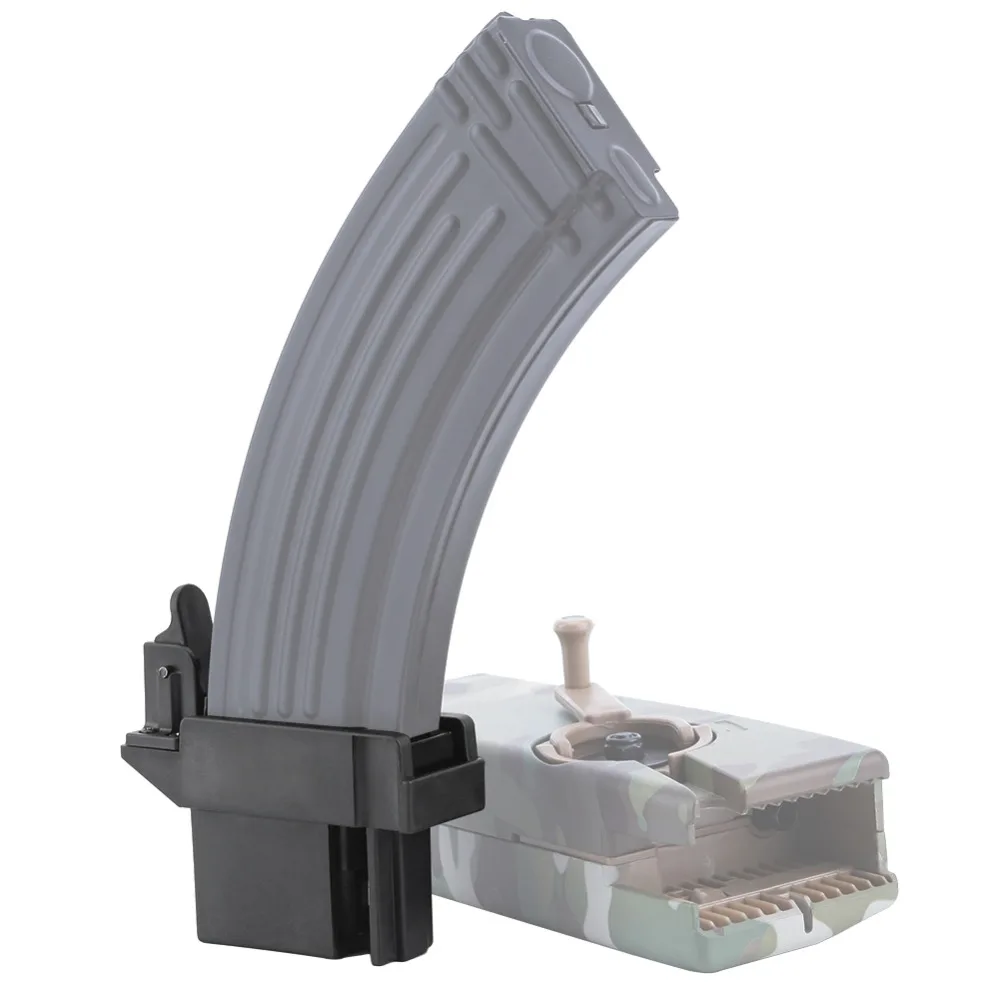  Tactical Airsoft M4 BB Speed Loader Adapter Converter to Adapt AK G36 MP5 Magazine for Hunting Mili
