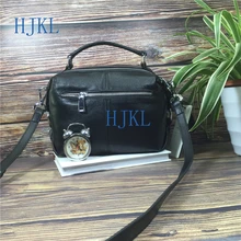 Высококачественная брендовая Новая модная Большая вместительная повседневная женская сумка через плечо из натуральной кожи