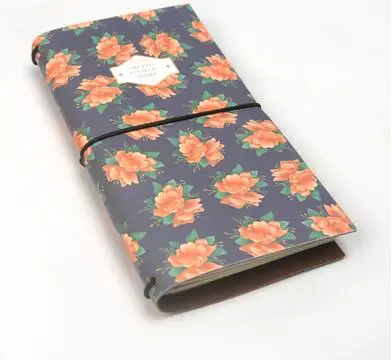 Записная книжка Midori, стандартный размер, винтажный блокнот для путешественника, удобный дизайн, 210 мм X 110 мм, 64 листа, журнал для путешествий - Цвет: M