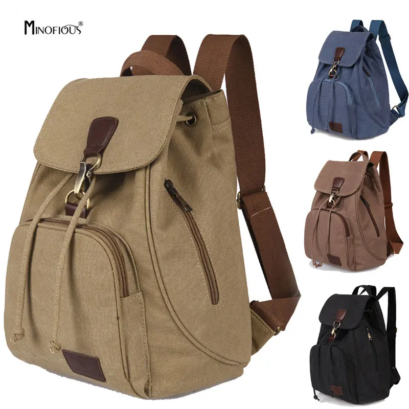 MINOFIOUS женский модный холщовый рюкзак для женщин в консервативном стиле школьная сумка для девушек сумка для ноутбука mochila bolsas
