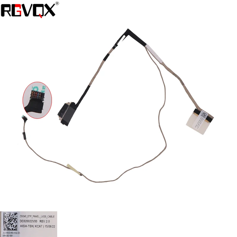 New Original Laptop LCD Cable for HP 240 G3 246 G3 14-R ZSO40 PN: DC020022V00 Replacement Notebook LCD LVDS Cable New Original Laptop LCD Cable for HP 240 G3 246 G3 14-R ZSO40 PN: DC020022V00 Replacement Notebook LCD LVDS Cable
