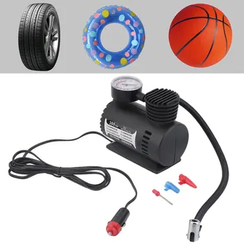 

Mini 12V Inflator Pump Toys Sports Electric Pump Portable Mini Compact Compressor Pump Tyre Air Inflator Hot Sale