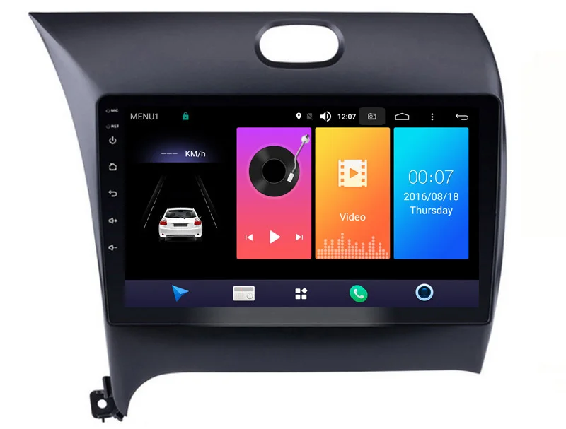 Discount SilverStrong 2din Android9.0 Car GPS For Kia CERATO K3 FORTE 2013+ Left Driving with 4G modem Radio GPS WIFI 6