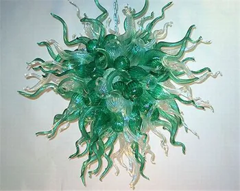 

LR746-Light Green Blown Glass Well Design Bedroom Decor Chandelier