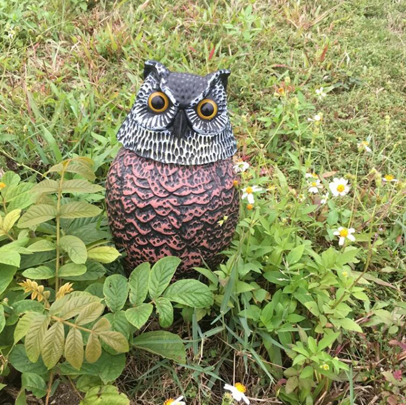 

Artificial Simulation Owl Rotating Head Hunting Decoy Weed Pest Control Molding