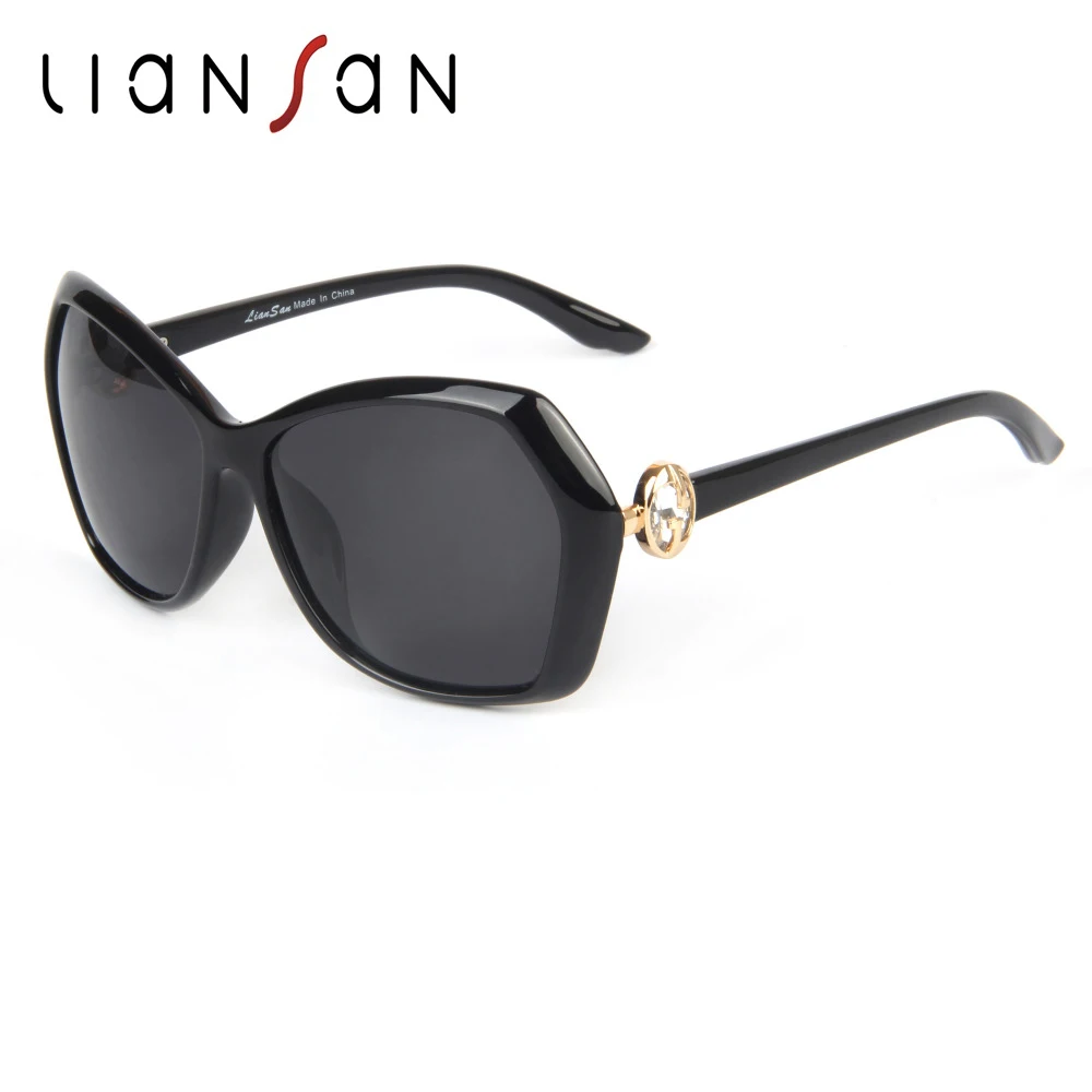 

2016 Brand Desinger LianSan Women Polarized Sunglasses Diamond Elegant Fashion Eyeglasses Free Shipping LSP6220