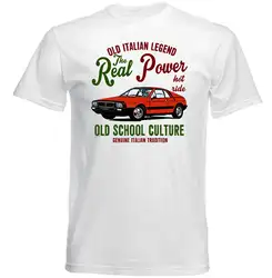 Винтажный итальянский автомобиль LANCIA BETA MONTECARLO ROSSA-новая хлопковая футболка классического качества высокого качества футболка футболки на