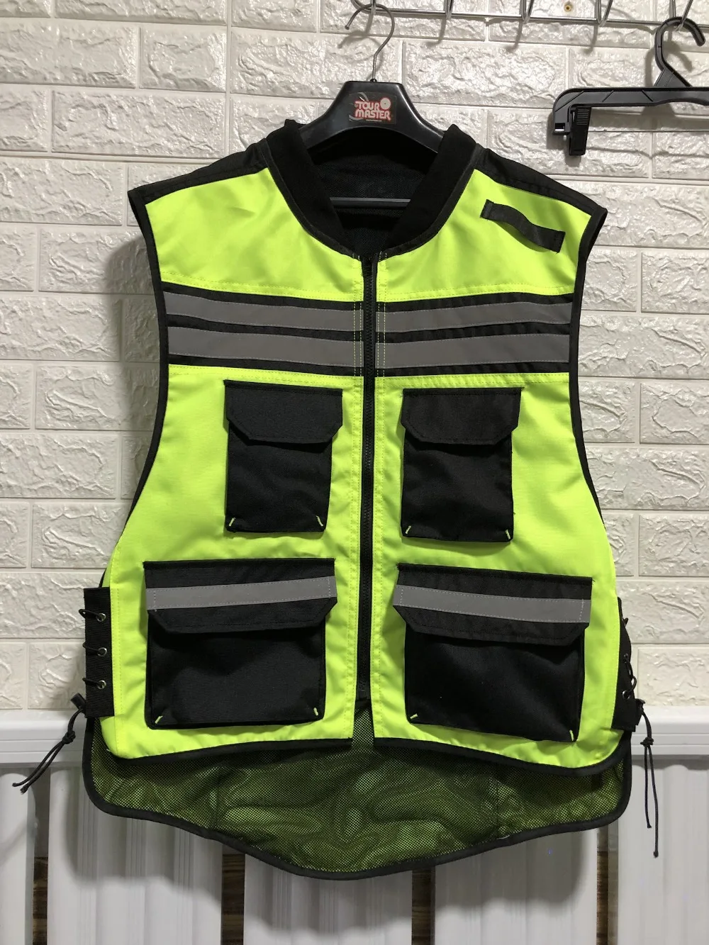 Motorcycle Night reflective vest, safety vest, Men's Hi Vis Reflective