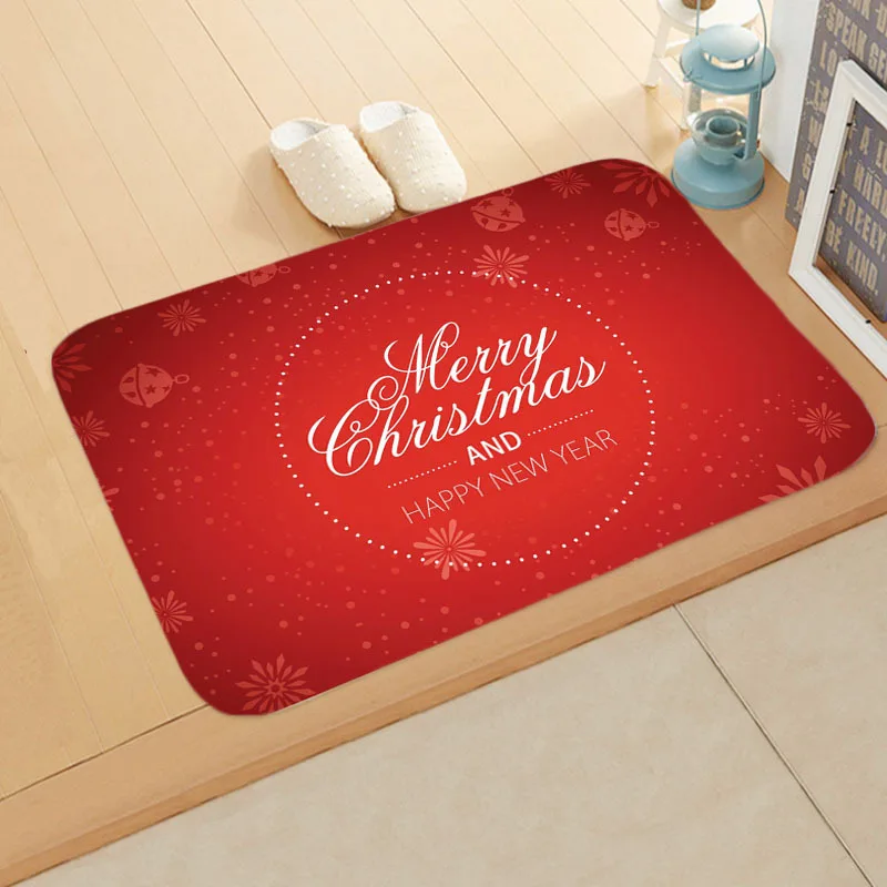 Merry Christmas Decoration Doormat Santa Claus Christmas Decoration for Home Happy New Year Xmas Navidad Decor - Цвет: 15