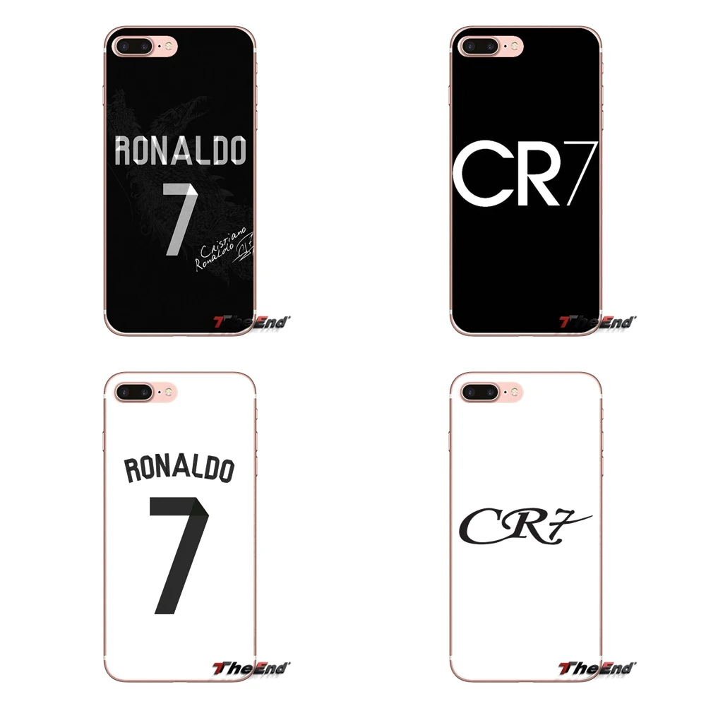 CR7 cristiano ronaldo suave transparente fundas para Samsung Galaxy S3 S4 S5 MINI S6 S7 borde S9 más nota 2 3 4 5 8|Funda de cobertura media| - AliExpress