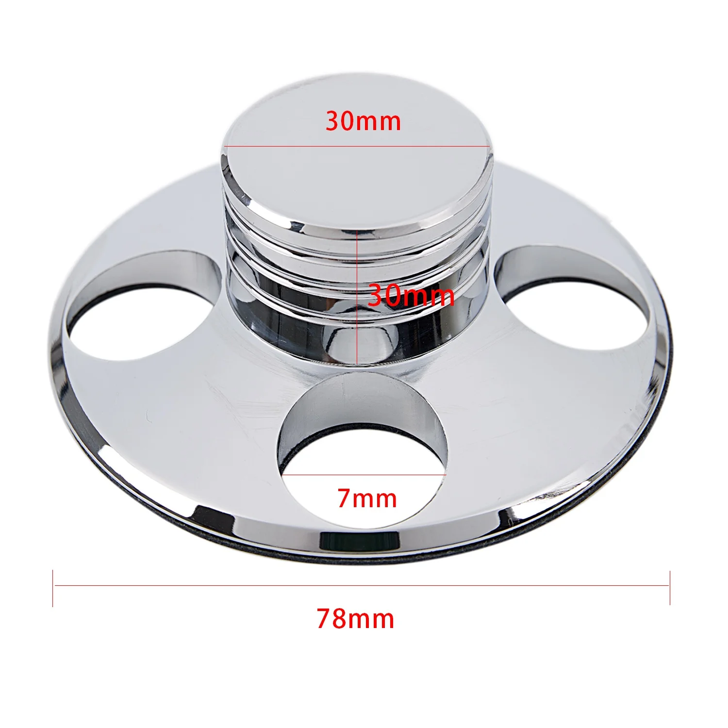 Аудио Lp виниловые поворотные столы металлический диск стабилизатор записывающего плеера зажим для веса Hifi(серебристый