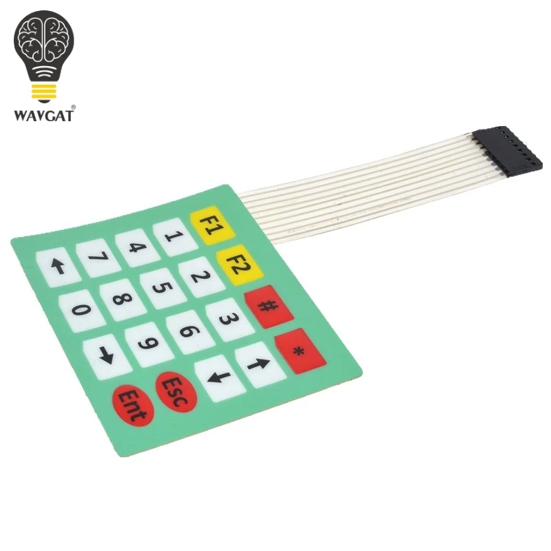 1pcs 4x5 Matrix Array 20 Key Membrane Switch Keypad Keyboard Control Panel Microprocessor Keyboard Controller for Arduino 5*4