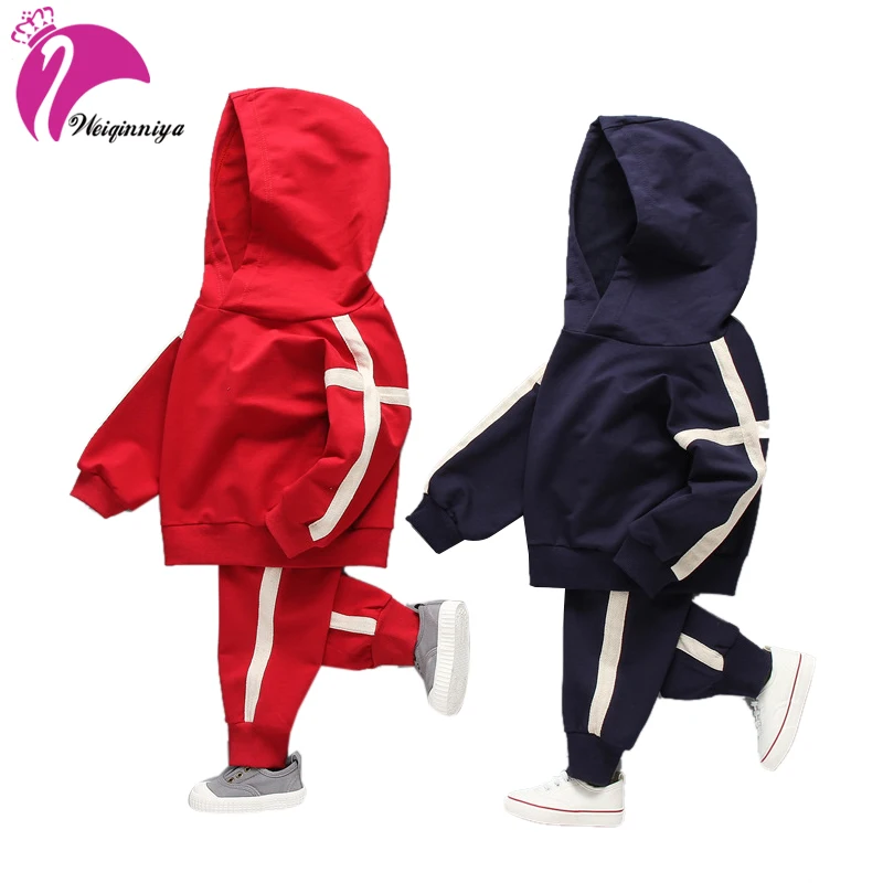 weiqinniya Boys Set Boys Clothing Sets Fashion Children Sports