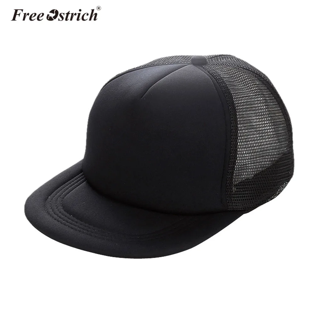 

Free Ostrich Baseball Cap Gorras Hombre Hats Patchwork Hip Hop Caps Mesh Cap Hats For Men Women Dad Casquette A1520