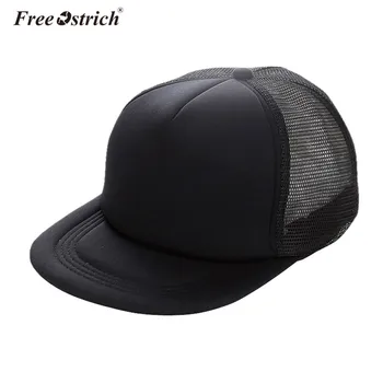 

Free Ostrich Baseball Cap Gorras Hombre Hats Patchwork Hip Hop Caps Mesh Cap Hats For Men Women Dad Casquette A1520