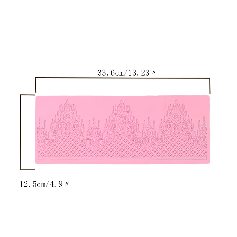 Высококачественная силиконовая форма помадка торт кружева тисненая форма для торта сахарный кружевной коврик для украшения торта инструмент тиснение мат