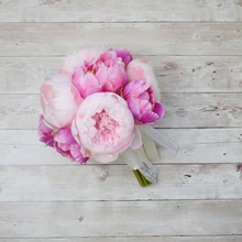 Романтический Свадебный Букет Искусственный Пион Розовый Женщин Buque Де Noiva Свадебные Аксессуары Цветы Платье