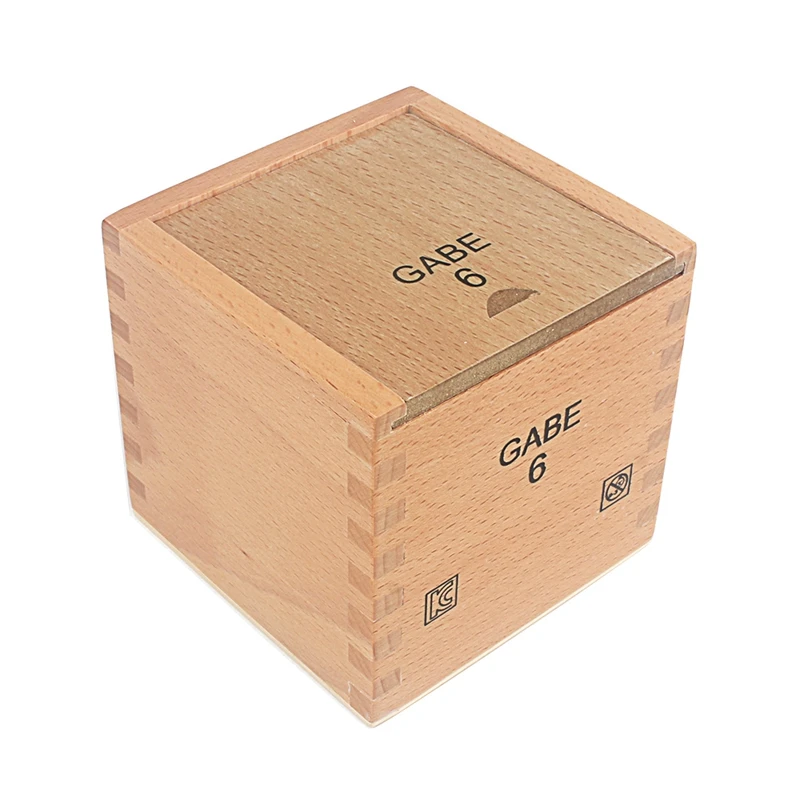 Baby Frobel Teaching Toys Gabe6 Proportion Froebel 18Pcs Cubes Solid Wood Toys for Children Educational Preschool Kindergarden