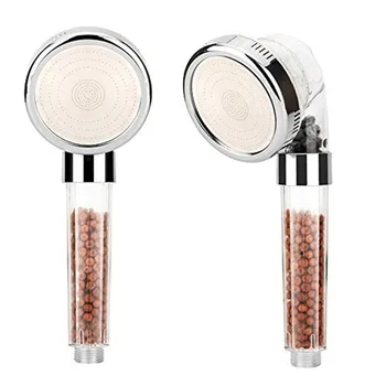 

Negative Ion Shower Head High Pressure Handheld Mineral Beads Shower Spray Nozzle Head for Bathroom Ducha de mano UYT Shop