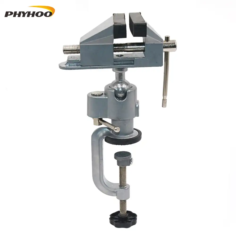 Vises Bench 360 Swivel Vise 3 Work Bench Clamp Tabletop Vise
