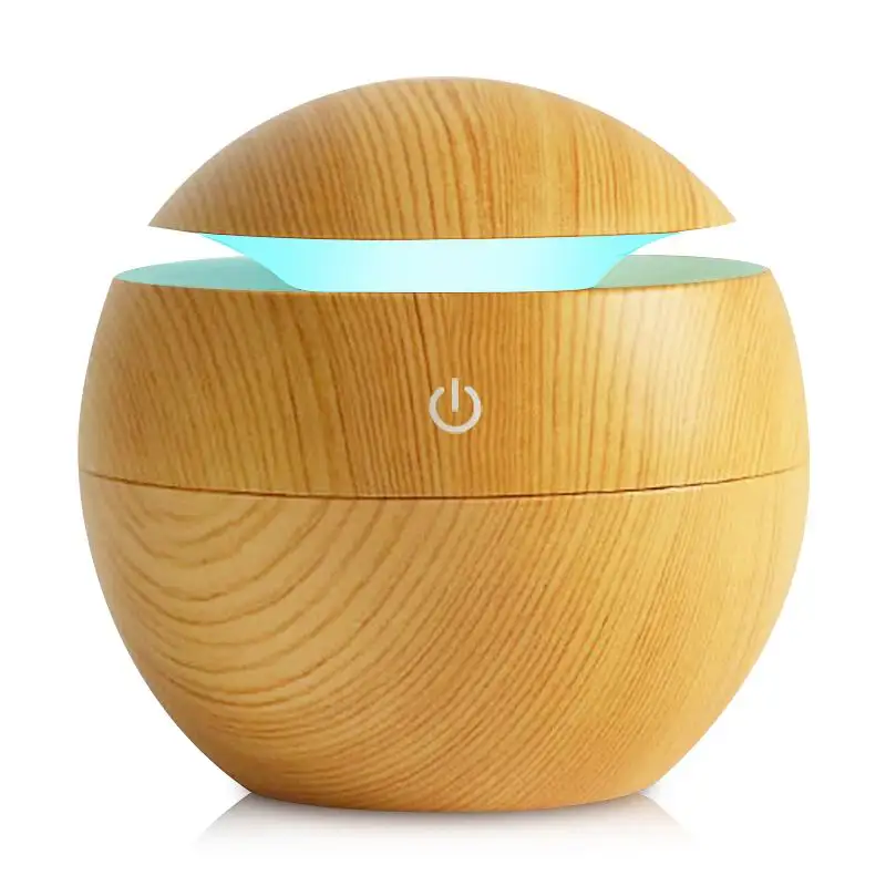 

130ml USB Aroma Essential Oil Diffuser Ultrasonic Mist Humidifier Air Purifier 7 Color Change LED Night light for Office Home
