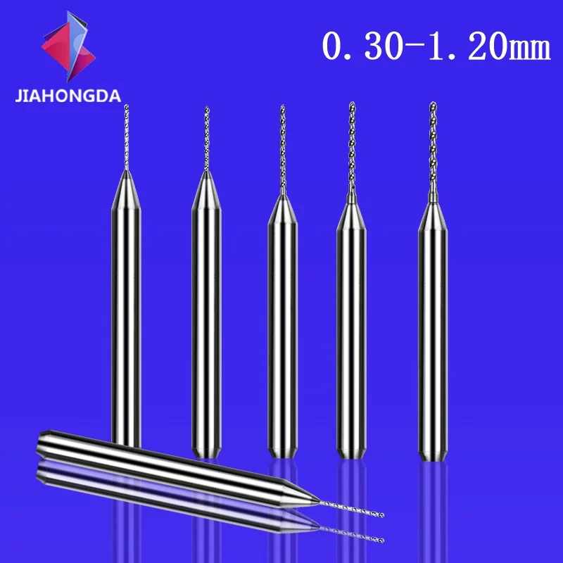 10 шт карбида Micro сверла PCB печатная плата режущие инструменты 0,1/0,2/0,3/0,4/0,5/0,6/0,7/0,8/0,9/1,0 мм Mayitr