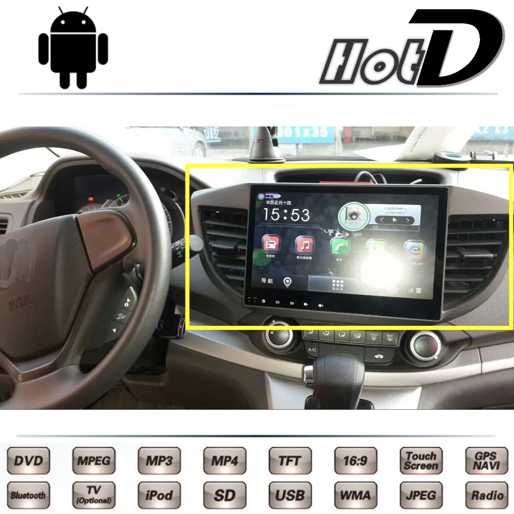 For HONDA For CRV For CR-V RM 2011 2012 2013 2014 2015 2016 Car Multimedia DVD Player GPS Navigation Android System Big Screen For HONDA For CRV For CR-V RM 2011 2012 2013 2014 2015 2016 Car Multimedia DVD Player GPS Navigation Android System Big Screen