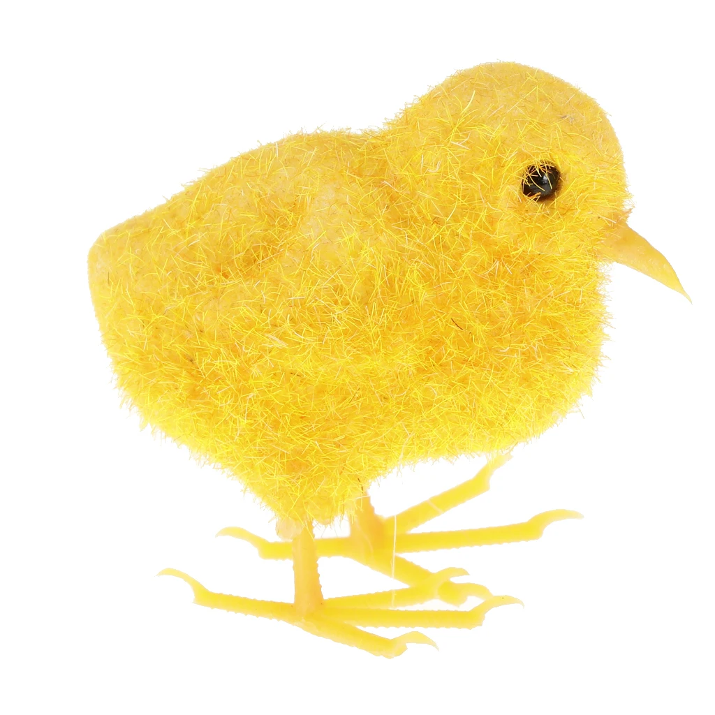 Home Decor Chicken Ornament Figurines Baby Chick Birds Garden Decor Miniature Models Miniatures 