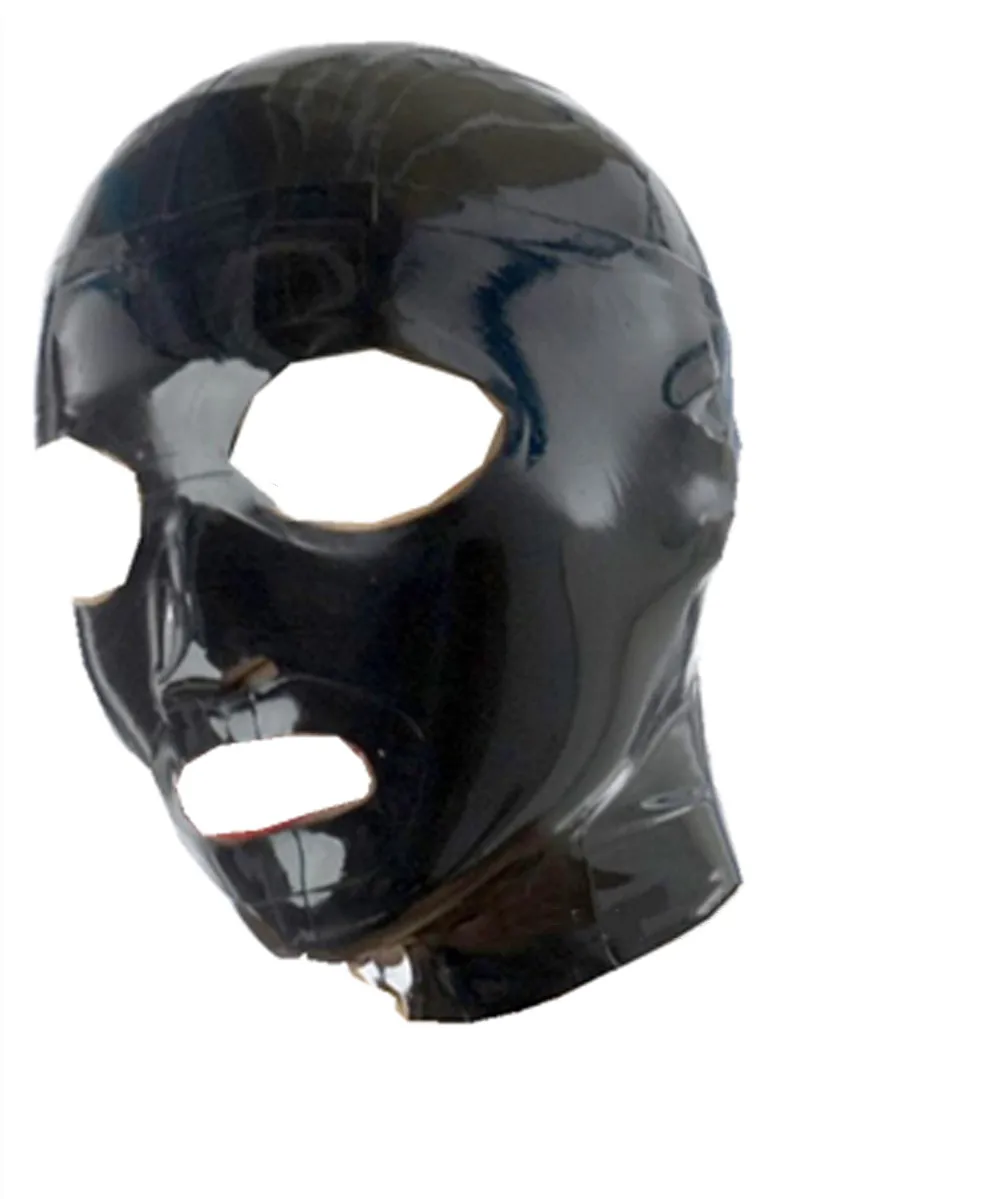 Latex-hood-mask-100-pure-natural-latex-handmade-black-eyes-and-mouth-and-nostrils-open 