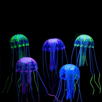 1 Pcs Colorful Decor Jellyfish Aquarium Decoration Artificial Glowing Effect Fish Tank Ornament.jpg