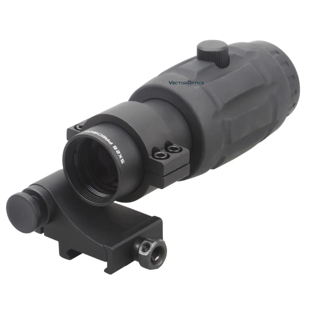 Tactical Adjustable Red Dot Sight 5x Magnifier Rifle Scope Collimator Optial Riflescope