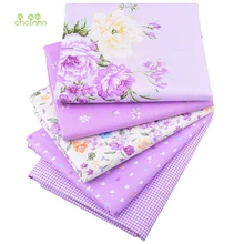 Chainho твиловая, хлопковая ткань, Лоскутная Цветочная тканевая ткань, DIY швейная стеганая одежда для детей и детей, 5 шт./партия