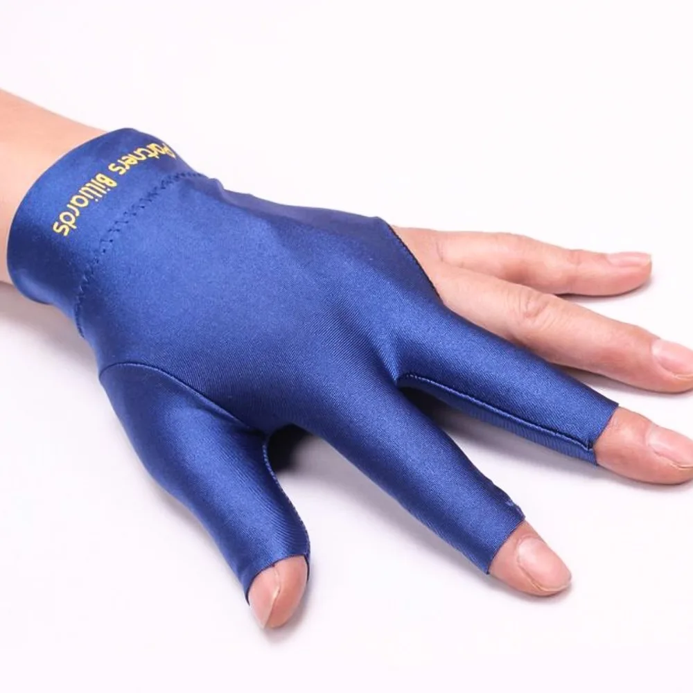 Professional Elastic Spandex Spandex Snooker Billiard Cue Glove Pool Left Hand Open Three Finger Accessory Fitness Accessories