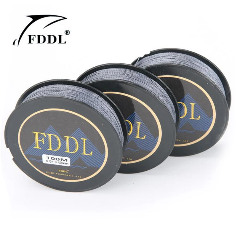 FDDL إغراء كهدية 100 M 12-88LB PE المتعددة الشعيرات سوبر مضفر خيط صنارة الصيد الكارب الصيد للأسماك حبل الحبل