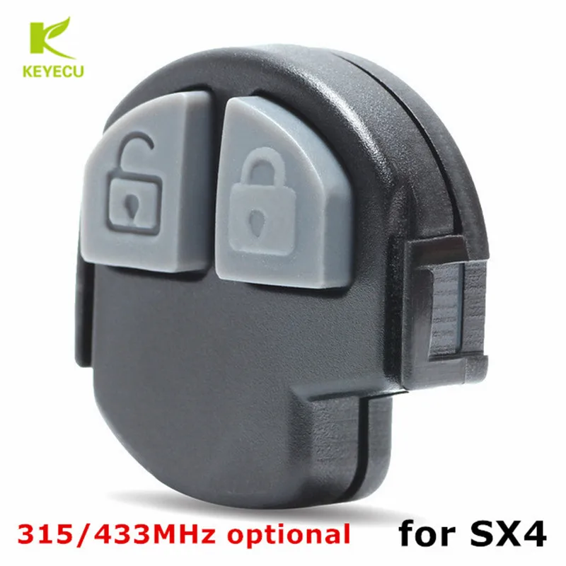 

KEYECU New Replacement Remote PCB Board 2 Button 315/433MHz for Suzuki SX4 2007-2013 Remote Key Fob