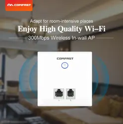 300 м CF-E533N-R беспроводной Wi Fi 86 панель AP беспроводное питание по Ethernet питание бытовой стеной маршрутизатор умный дом/отель крытый