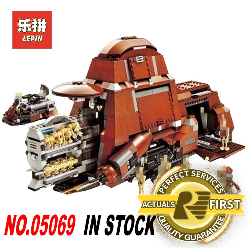 

LEPIN 05069 Star Wars Stunning Federation MTT Transportation Tank Set Children Model Building Blocks Bricks Toy LegoINGlys 7662