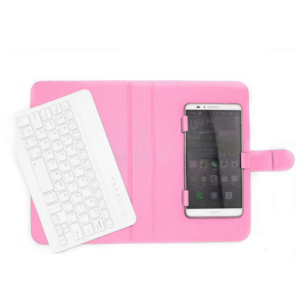 Vococal из искусственной кожи Bluetooth беспроводная клавиатура чехол Защитный чехол для iPhone iPad huawei Xiaomi samsung мобильный телефон планшет