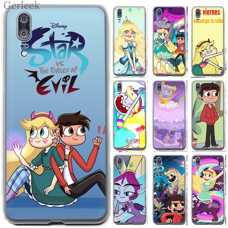 Чехол для телефона Star Vs The Force Of Evil Huawei P8 P9 P10 P20 Pro Lite 2015 2016 2017 P Smart Soft TPU | Мобильные