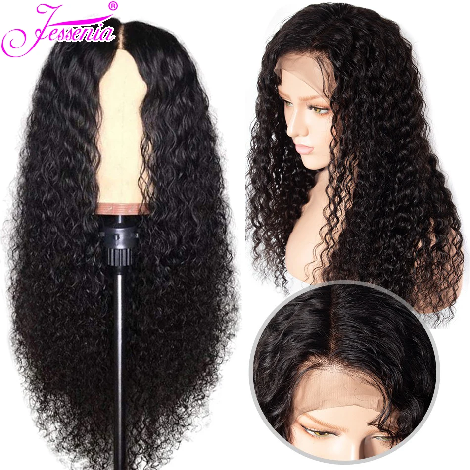 Peruvian Deep Wave 13*4 Lace Wigs Pre Plucked Human Hair Wigs 150% density Peruvian Remy Hair Wigs With Baby Hair