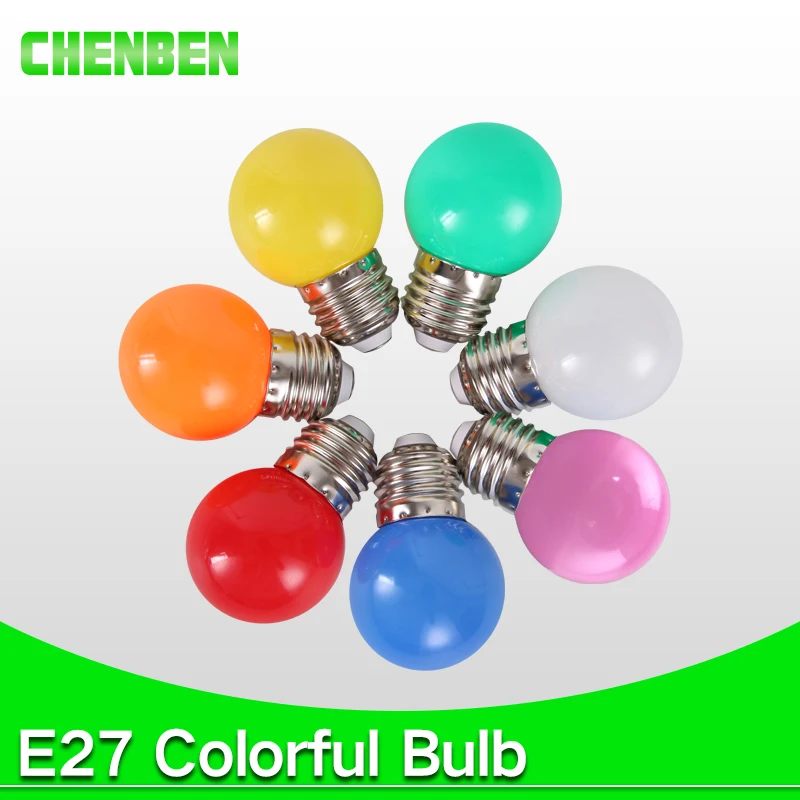 

220V Home Lighting Colorful Led Bulb Ampoule E27 3W Energy Saving Light Red Orange Yellow Green Blue Milk Pink Lamp Smd2835